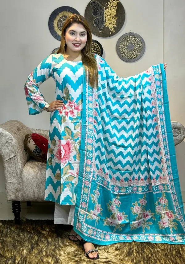 Premium Cotton Chandi Two-Piece Model: YS005 - Image 2