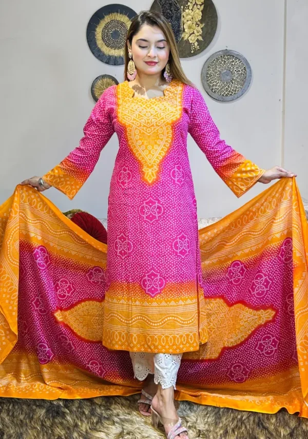Premium Cotton Chandi Two-Piece Model: YS003 - Image 8
