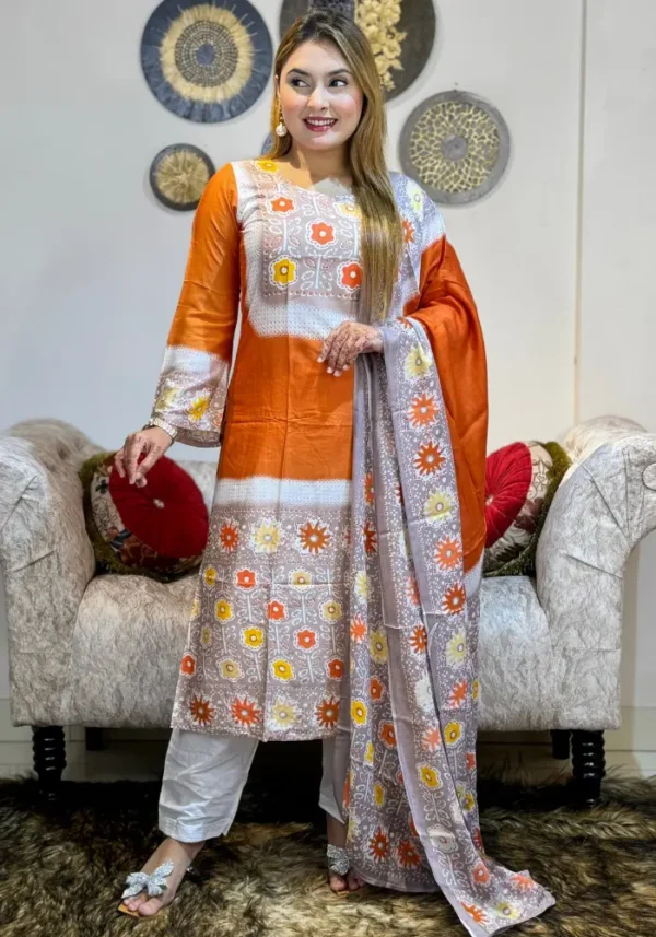 Premium Cotton Chandi Two-Piece Model: YS001 - Image 3