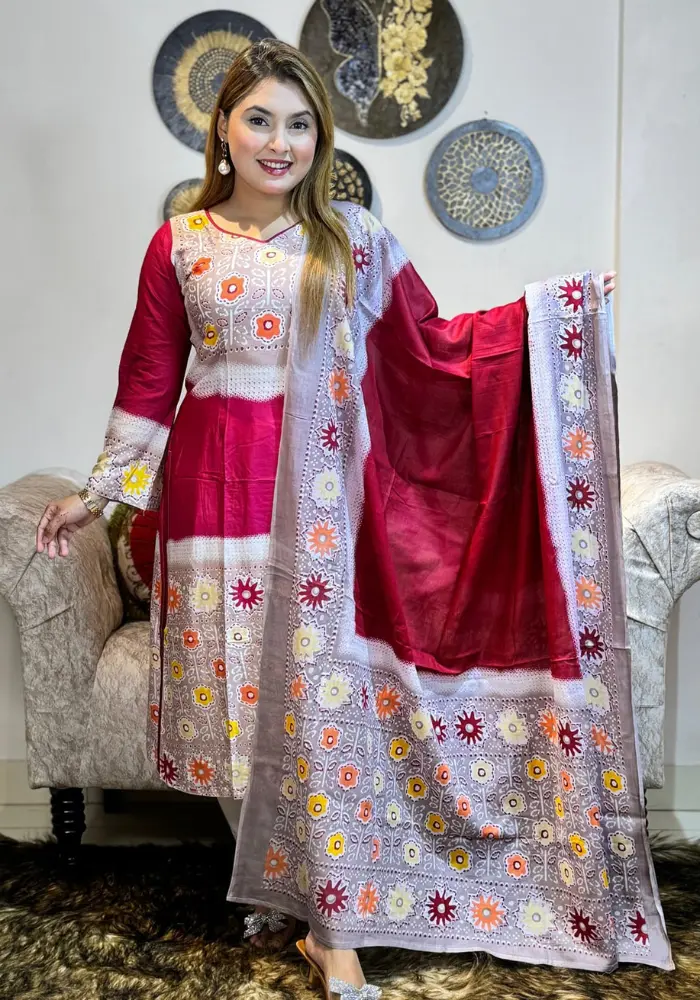 Premium Cotton Chandi Two-Piece