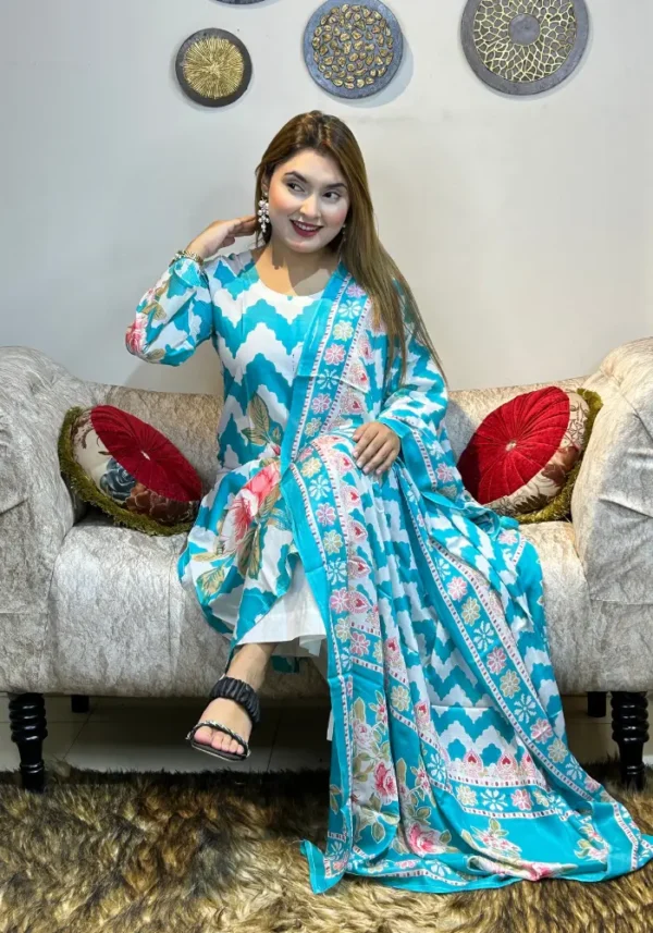 Premium Cotton Chandi Two-Piece Model: YS005