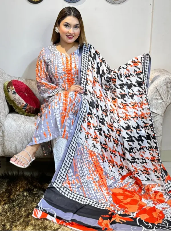 Premium Cotton Chandi Two-Piece Model: YS012