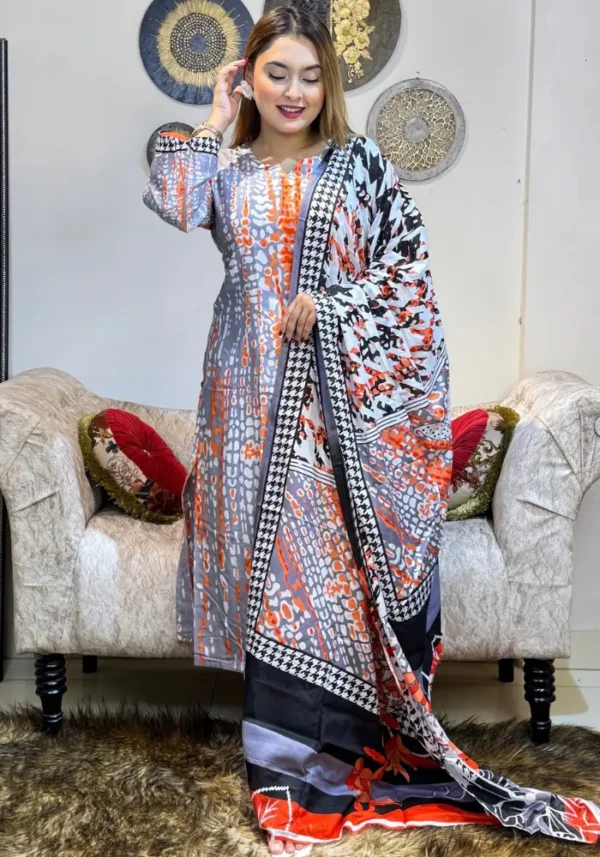 Premium Cotton Chandi Two-Piece Model: YS012 - Image 2