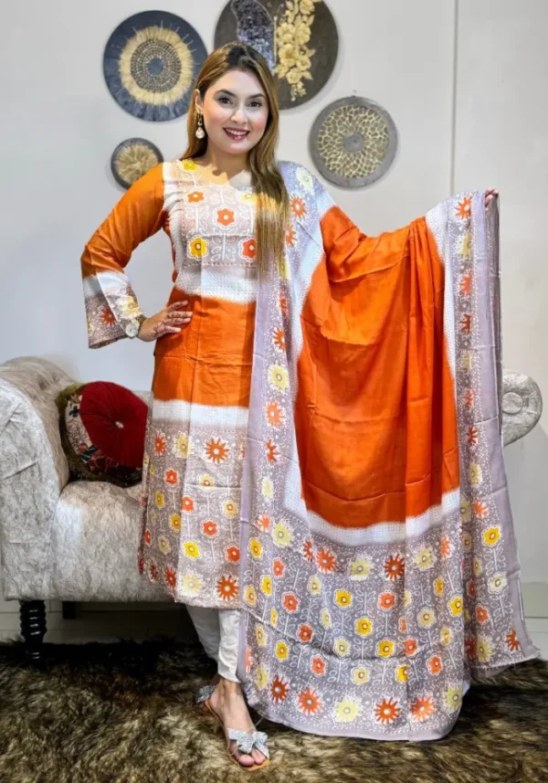 Premium Cotton Two-Piece Yellow