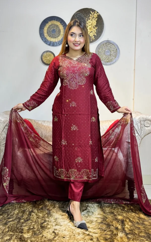 Premium Mandala Stone – Party Wear